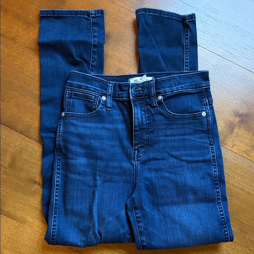 Madewell Stovepipe Dark Blue Women's Jeans